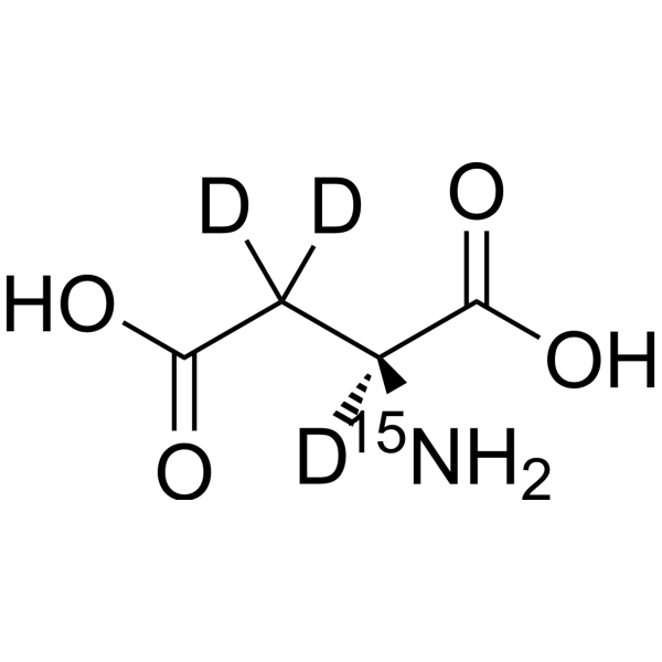 L-Aspartic acid-15N,d3 (L-Aspartic acid 15N,d3) 1308264-52-9
